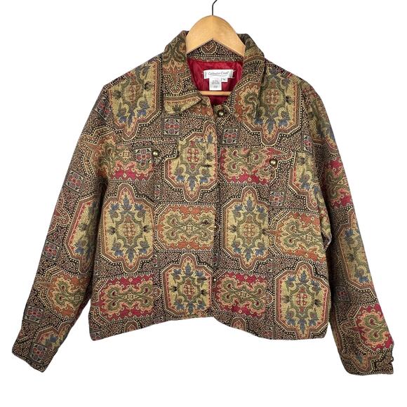 Coldwater Creek Tapestry Jacket XL - Picture 1 of 8